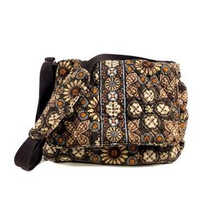 Vera Bradley Canyon Diaper Bag Retired Design Pattern Cotton Shoulder Strap